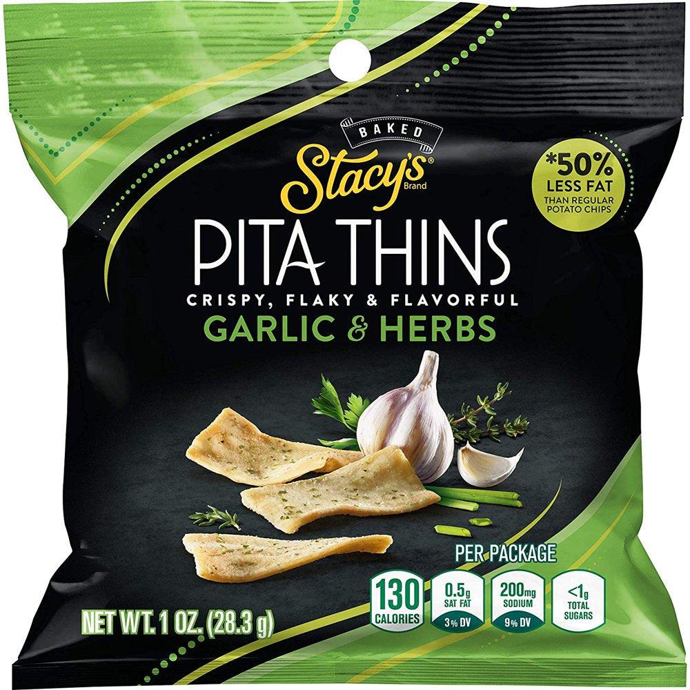 Stacy'S Pita Thins, 3 Flavor Variety Pack, 1 Oz Bags, 24 Count