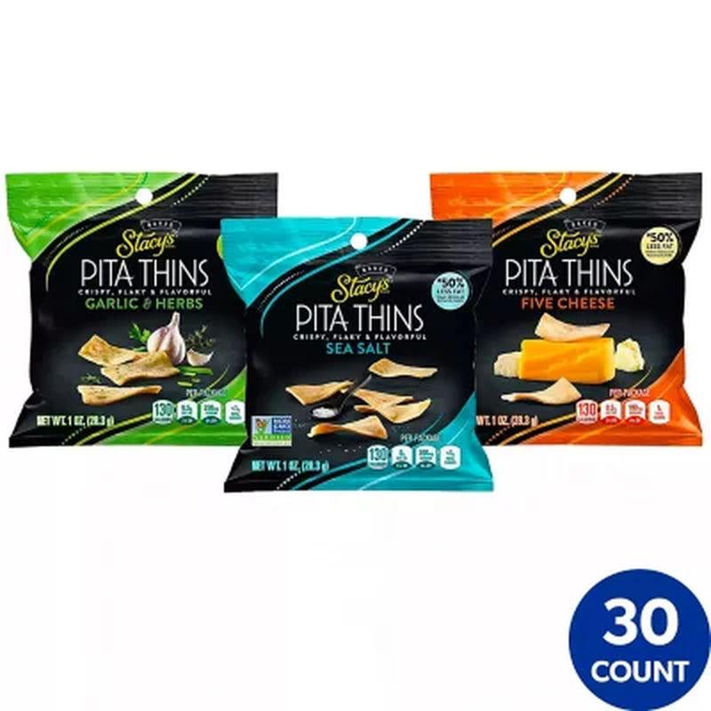 Stacy'S Pita Thins Variety Pack (1 Oz., 30 Ct.)