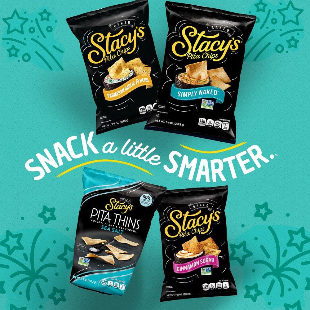 Stacy'S Simply Naked Baked Pita Chips, 7.33 Oz Bag