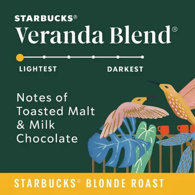 Starbucks Blonde Roast Coffee K-Cups , Veranda Blend (72 Ct.)