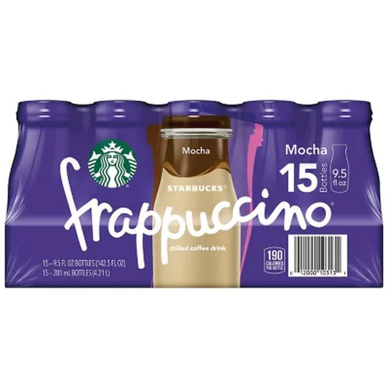 Starbucks Frappuccino Coffee Drink, Mocha (9.5 Oz., 15 Pk.)