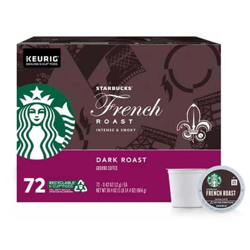 Starbucks French Roast Coffee K-Cups (72 Ct.)