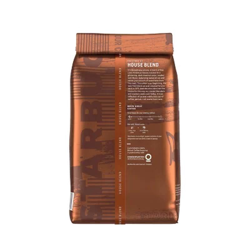 Starbucks House Blend Whole Bean Coffee (40 Oz.)