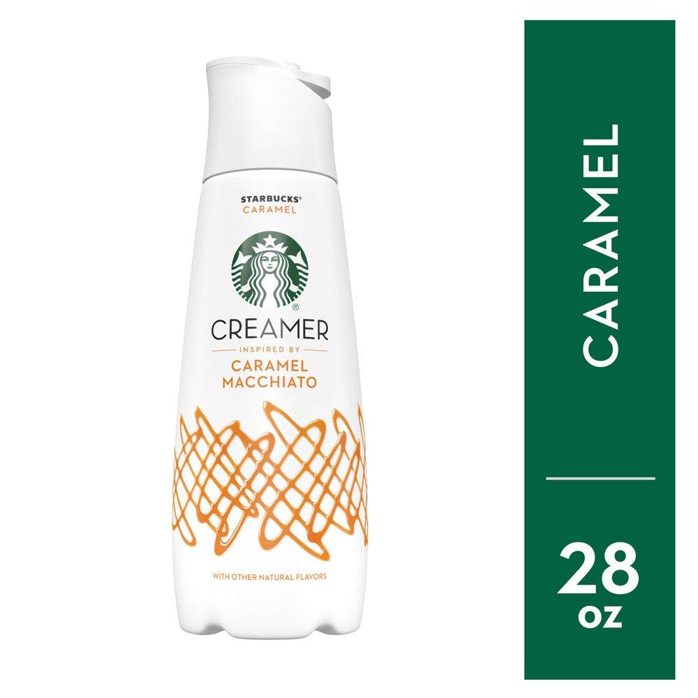 Starbucks Liquid Coffee Creamer Caramel Flavored Creamer, 28 Fl Oz