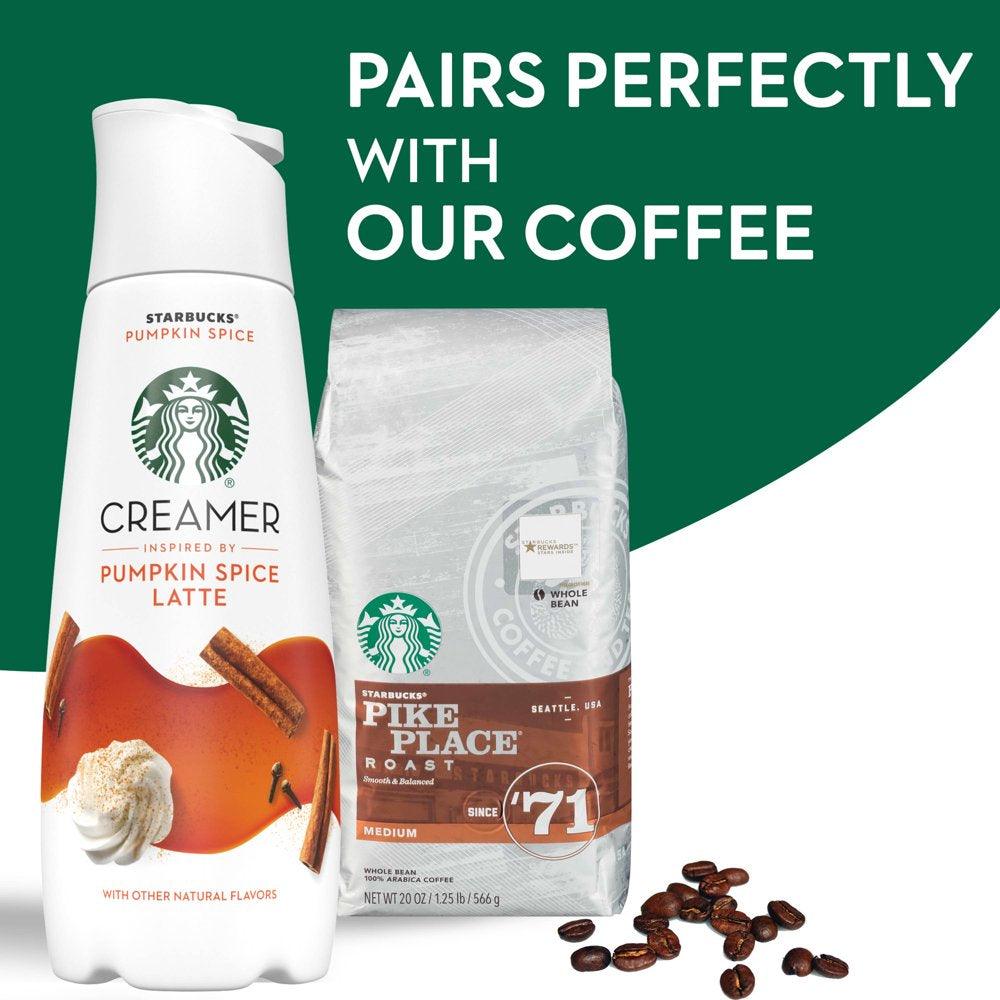 Starbucks Liquid Coffee Creamer, Pumpkin Spice Creamer, 28 Oz. Bottle