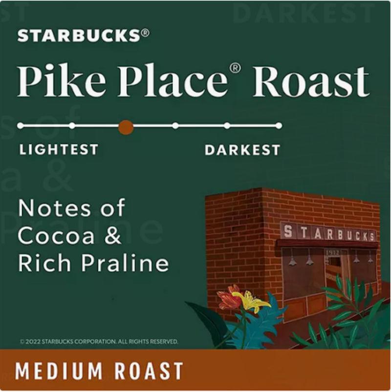 Starbucks Pike Place Medium Roast Ground Coffee 40 Oz