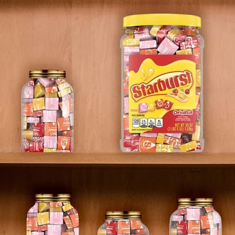 Starburst Original Fruity Chewy Candy Bulk Jar (3Lbs 6Oz)