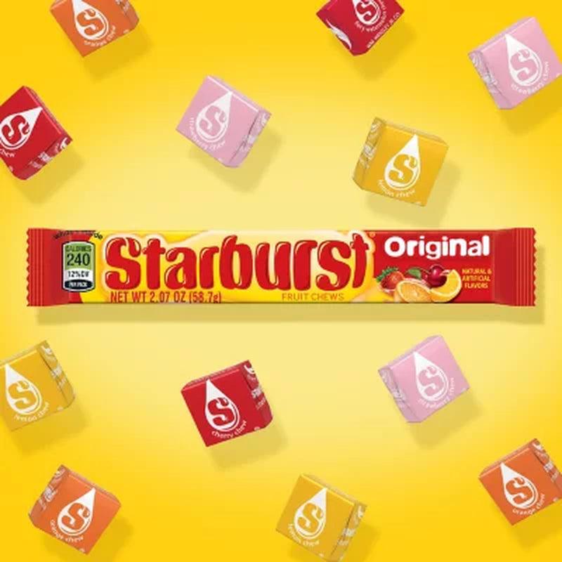 Starburst Original Fruity Chewy Candy Full Size Bulk Pack (2.07 Oz., 36 Ct.)