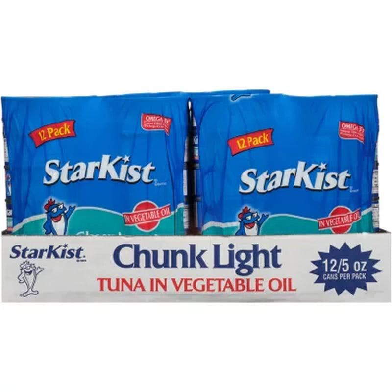 Starkist Chunk Light Tuna in Oil (5 Oz., 12 Pk.)