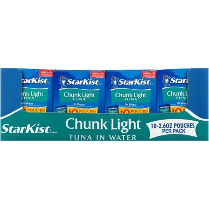 Starkist Chunk Light Tuna in Water (2.6 Oz., 10 Pk.)