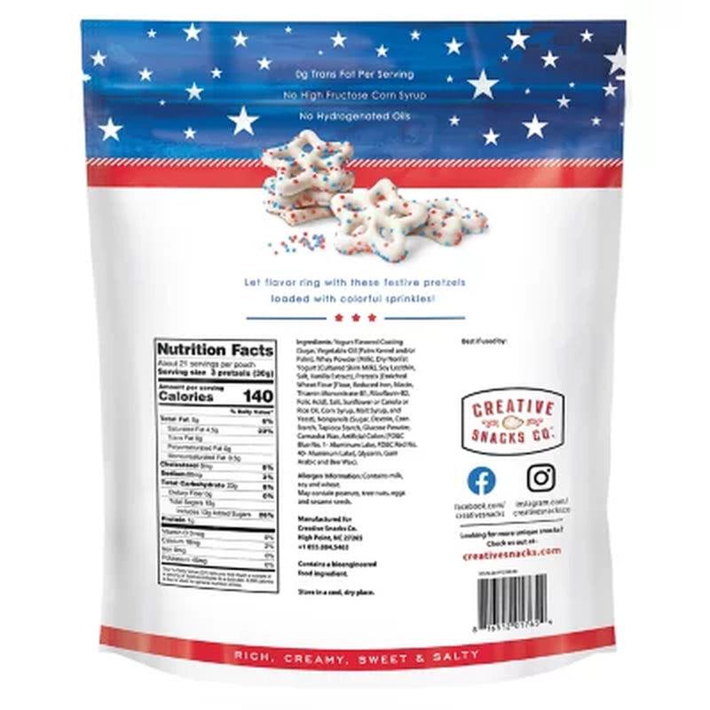 Stars & Stripes Yogurt Dipped Pretzels (22 Oz.)