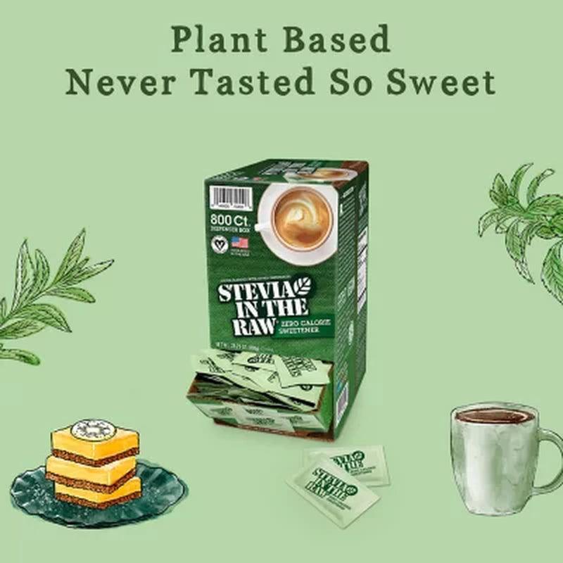 Stevia in the Raw Plant-Based Zero Calorie Sweetener Packets (800 Ct.)