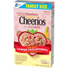 Strawberry Banana Cheerios, Heart Healthy Cereal, Family Size, 19 OZ