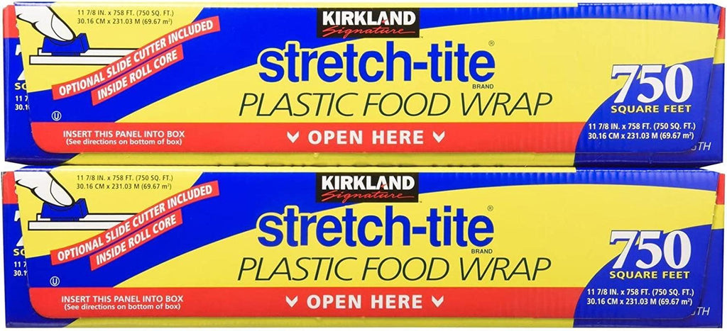 Stretch-Tite Plastic Wrap - 11 7/8 X750 Feet -2 Count (Pack of 1)