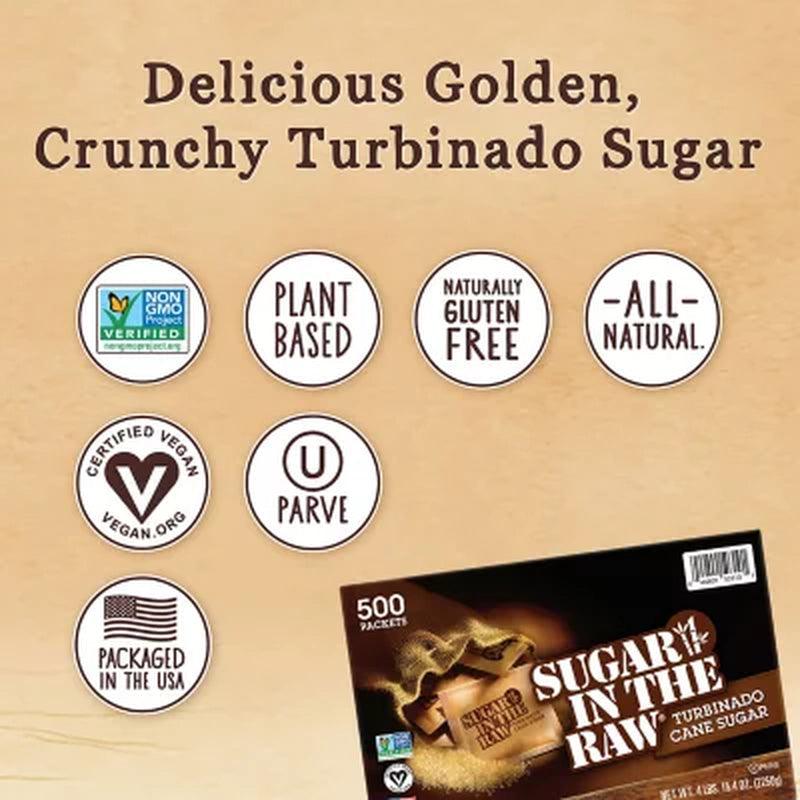 Sugar in the Raw Natural Cane Turbinado Sugar (4.5 G., 500 Pk.)