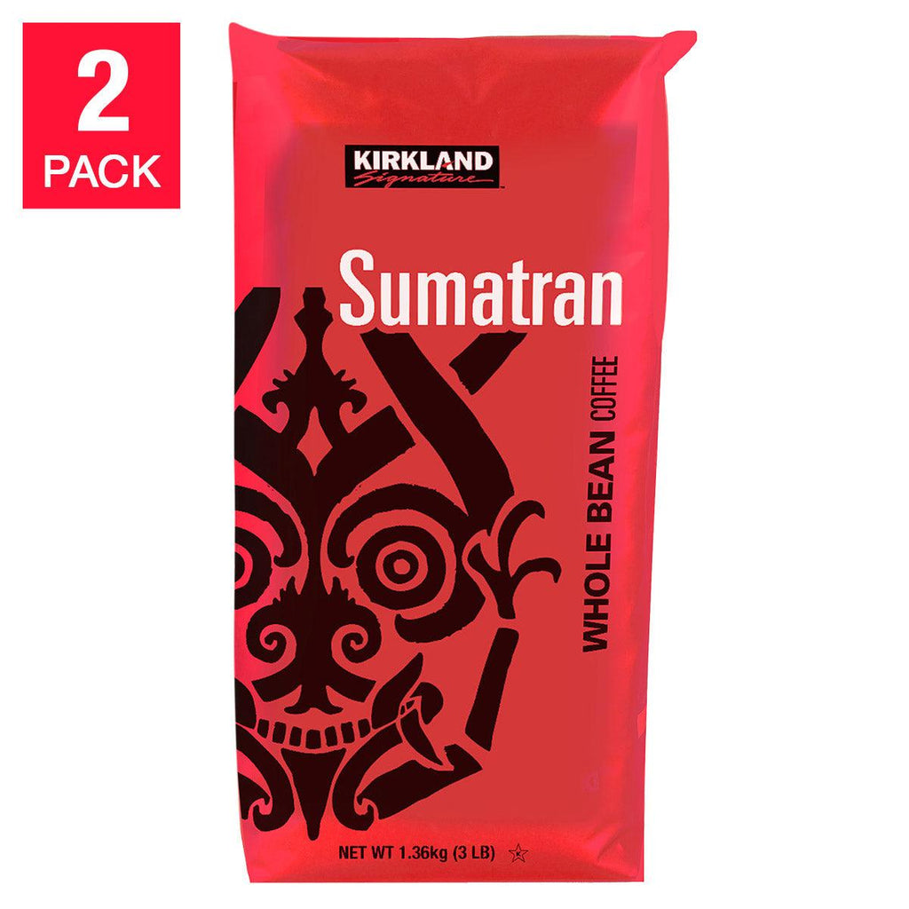 Sumatran Whole Bean Coffee 3 Lb, 2-Pack