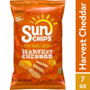 Sunchips Harvest Cheddar Flavored Whole Grain Snacks, 7 Oz. Bag