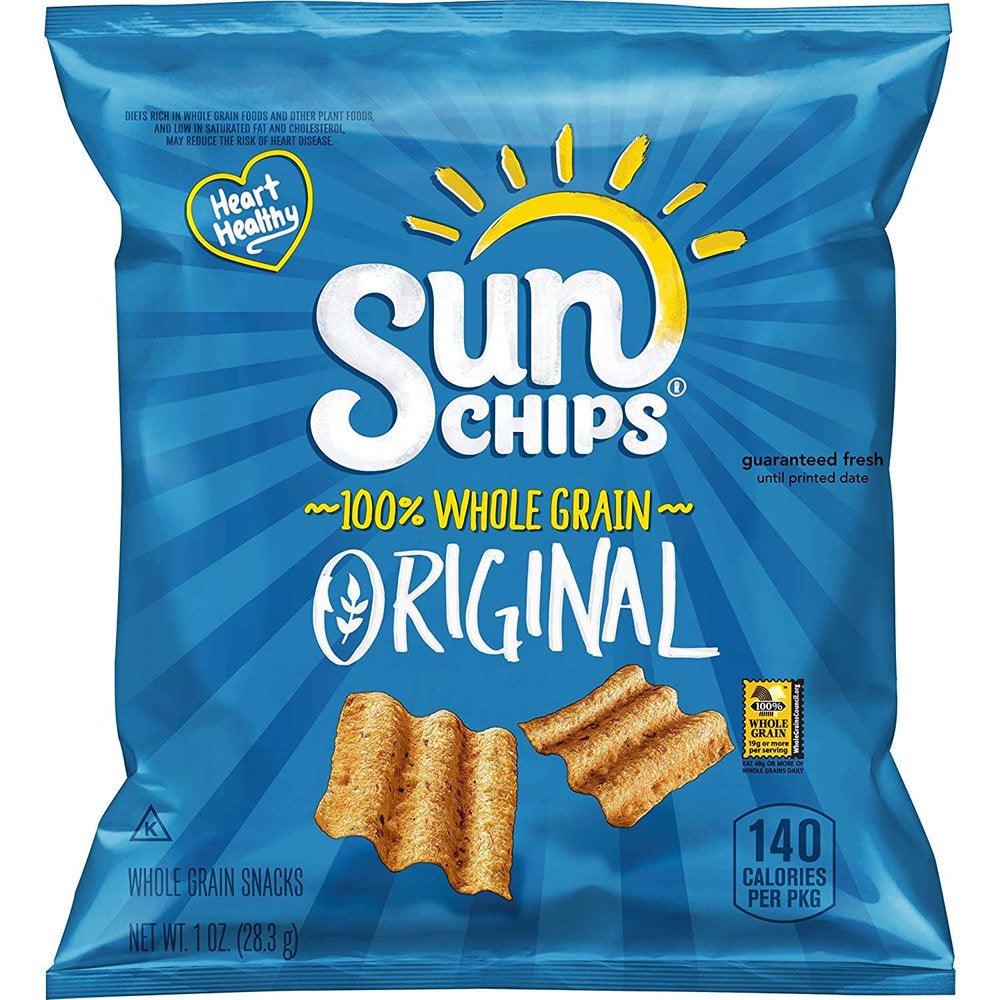 Sunchips Multigrain Chips Variety Pack, 40 Count, 1 Oz Bags