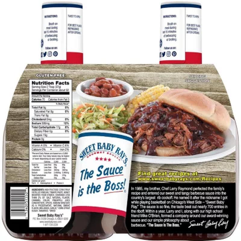 Sweet Baby Ray'S Honey Barbecue Sauce (40 Oz., 2 Pk.)