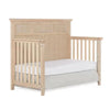 Sweetpea Baby Dover 4-In-1 Convertible Crib, Vintage White Oak