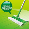 Swiffer Sweeper Dry + Wet Sweeping Kit (1 Sweeper, 14 Dry Cloths, 6 Wet Cloths)