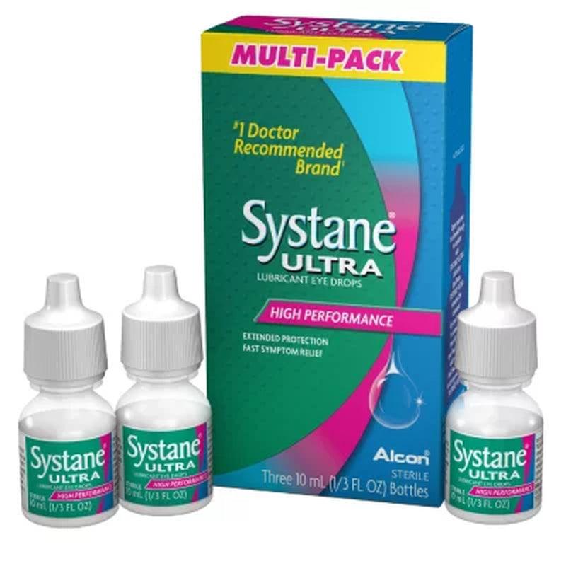 Systane Ultra Lubricant Eye Drops (1/3 Fl. Oz., 3 Pk.)