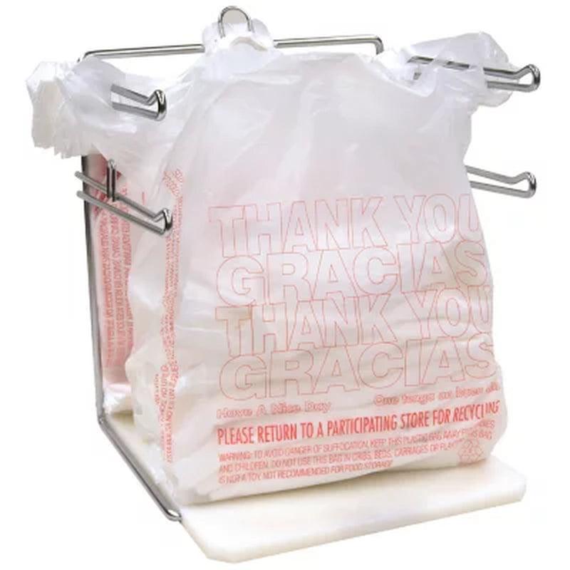 T-Shirt Carry-Out Bags, 11.5" X 6.5" X 22" (1,000 Ct.)