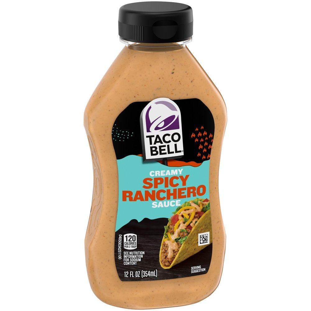 Taco Bell Creamy Spicy Ranchero Sauce, 12 Fl. Oz. Bottle