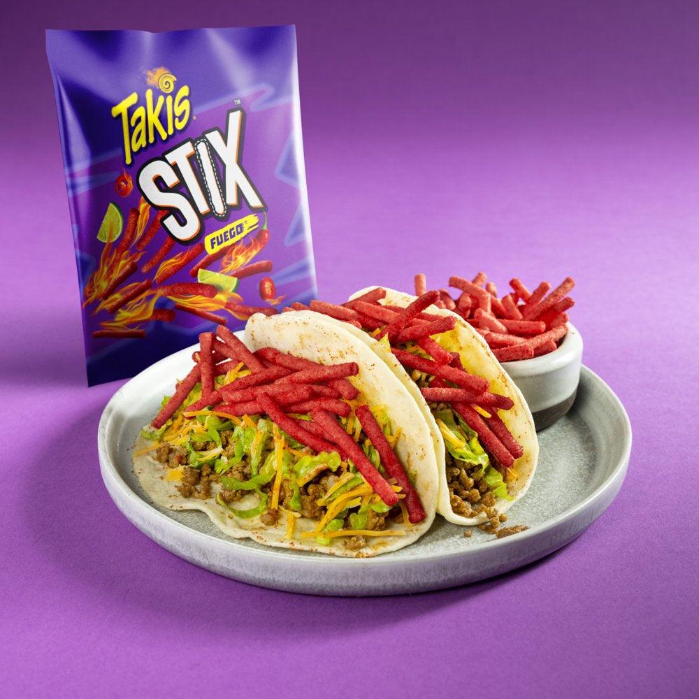 Takis Flare Stix 9.9 Oz Bag, Chili Pepper & Lime Flavored Spicy Corn Chips