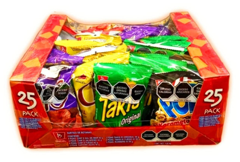 Takis Fuego  Variety 25Pack. Chips Fuego - Takis Fuego - Takis Corn Pops and More