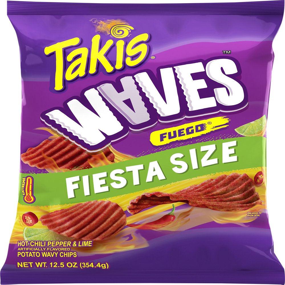 Takis Waves Fuego Wavy Potato Chips 12.5 Oz Bag