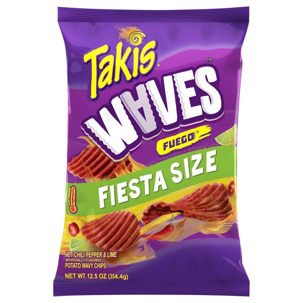 Takis Waves Fuego Wavy Potato Chips 12.5 Oz Bag