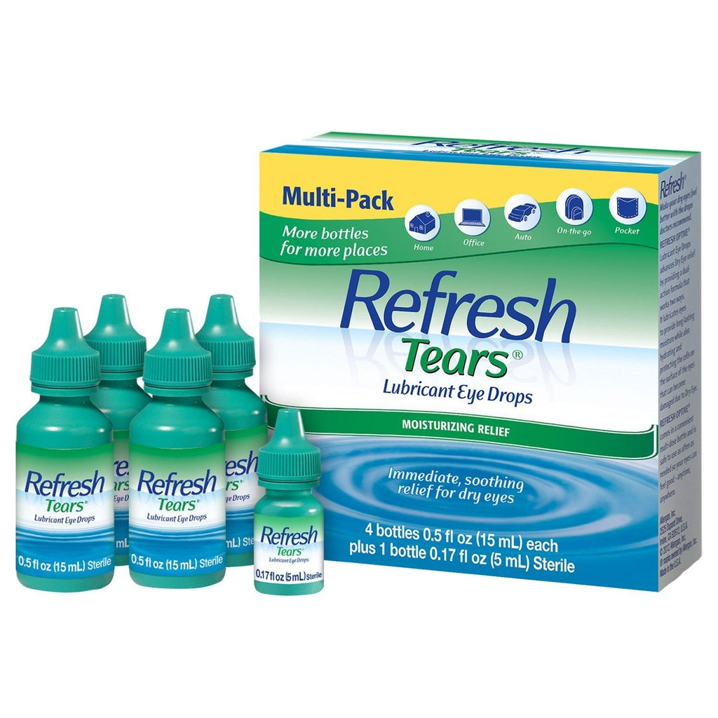 Tears Lubricant Eye Drops Multi-Pack, 65 Ml.