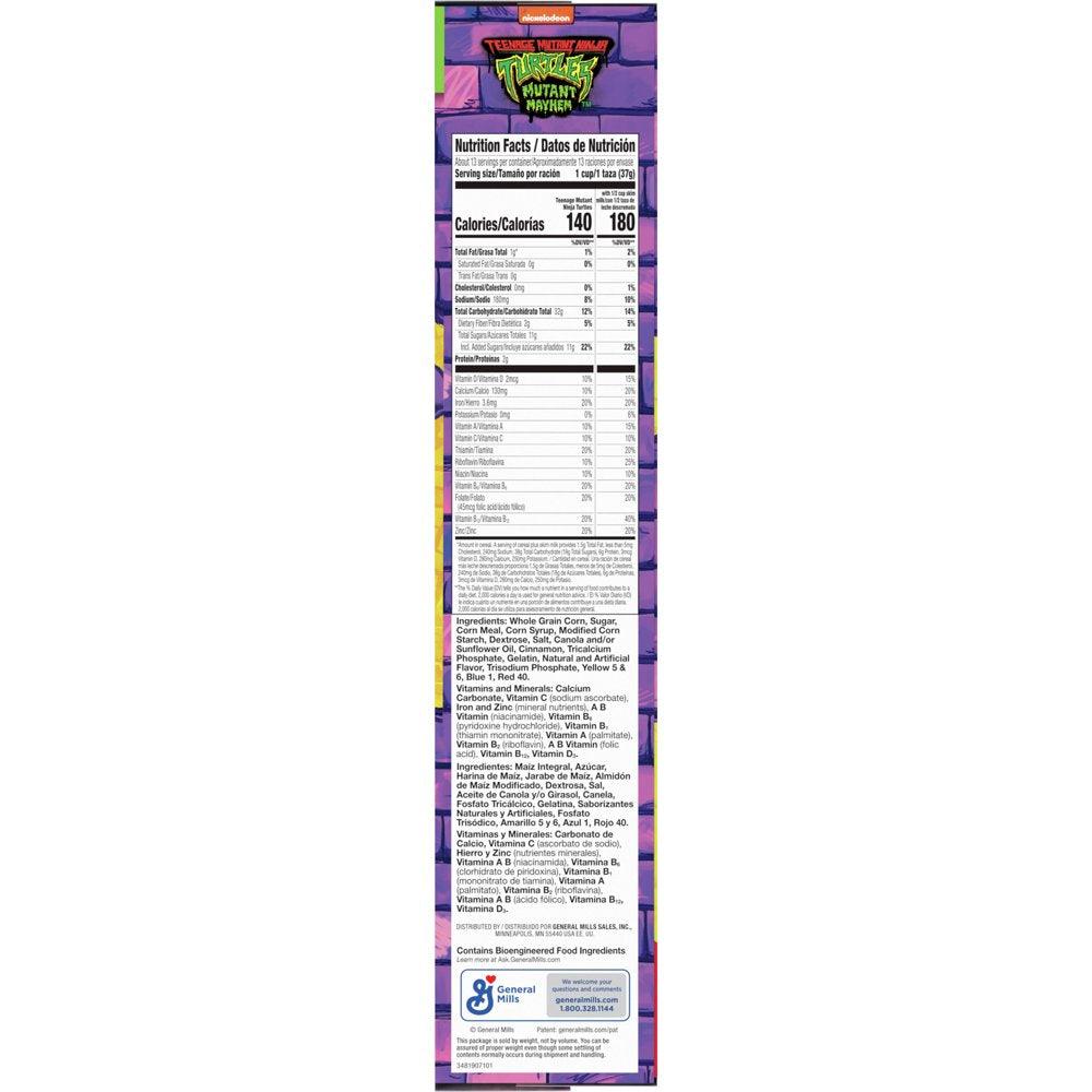 Teenage Mutant Ninja Turtles: Mutant Mayhem Cereal, Family Size, 17.8 Oz