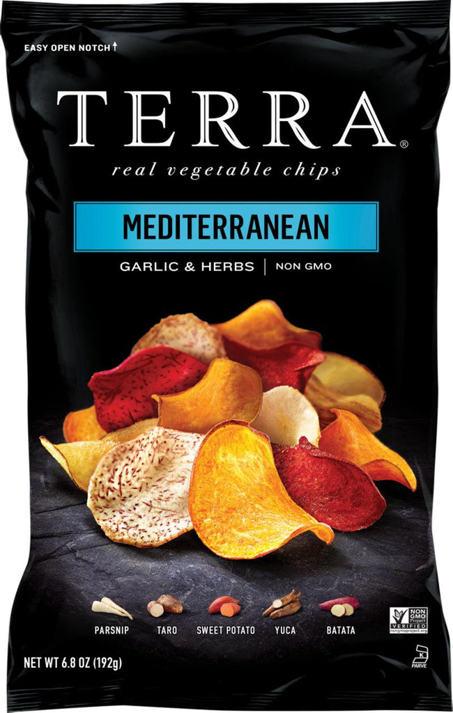 Terra Chips Mediterranean Exotic Vegetable Chips, 6.8 Oz (Pack of 12)