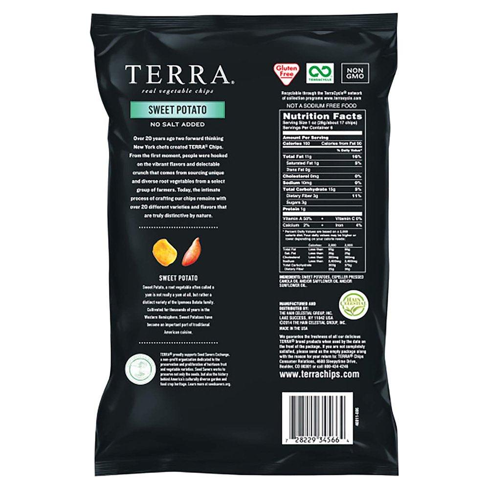 Terra Real Vegetable Chips No Salt Added Sweet Potato 5 Oz