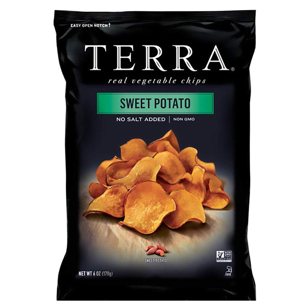 Terra Real Vegetable Chips No Salt Added Sweet Potato 5 Oz Pack of 3