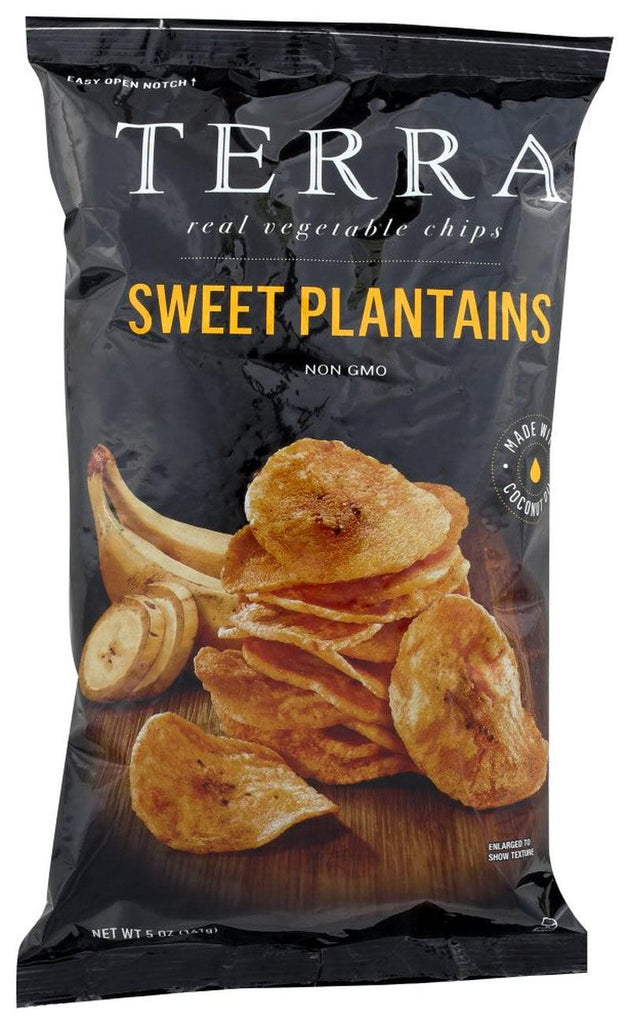 Terra Sweet Plantains Real Vegetable Chips, 5 Oz.