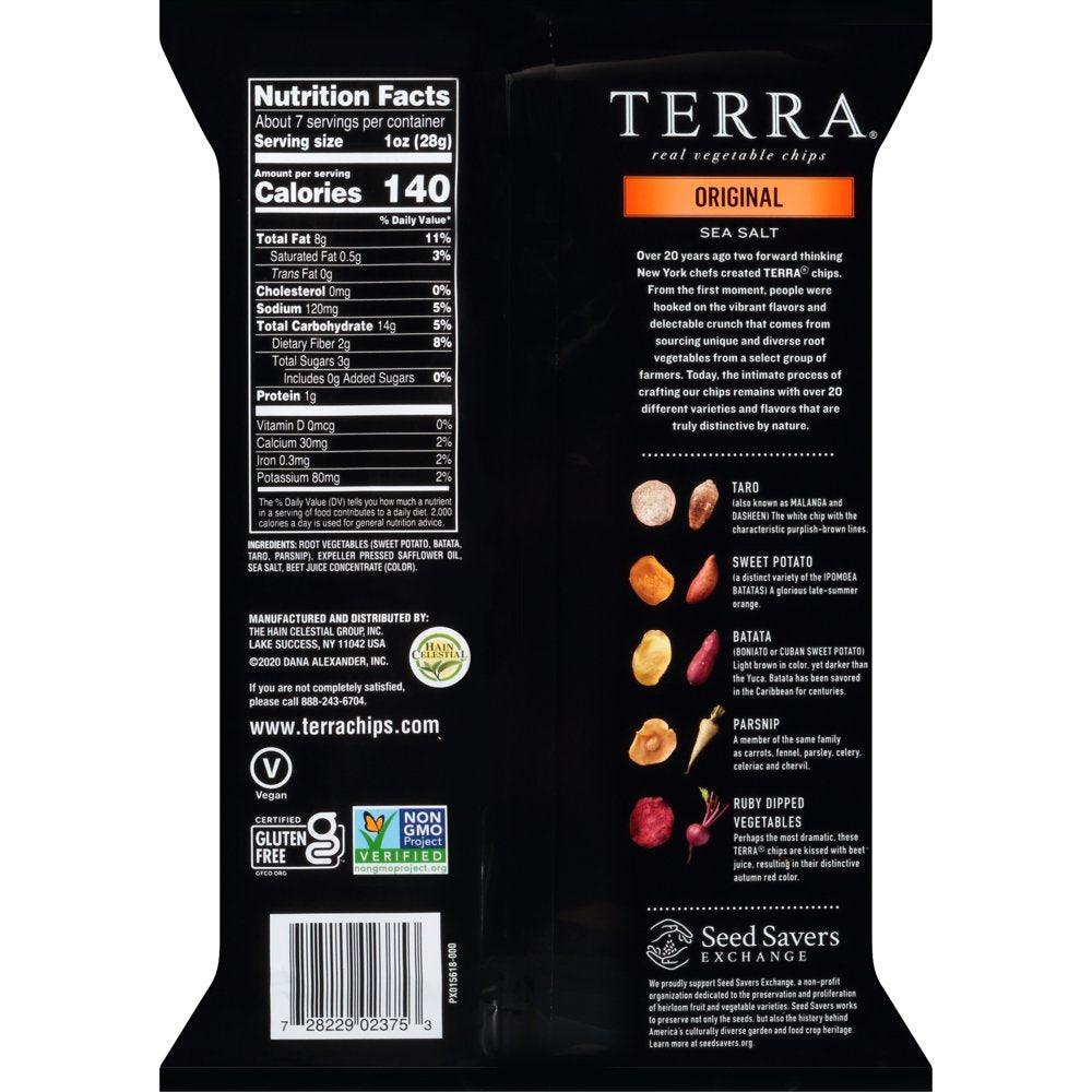 TERRA Vegetable Chips, Sea Salt, 6.8 Oz