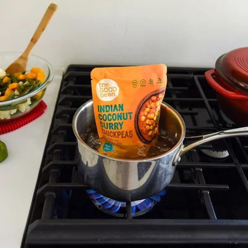 The Good Bean Heat & Eat Indian Coconut Curry Chickpeas (10 Oz., 4 Pk.)