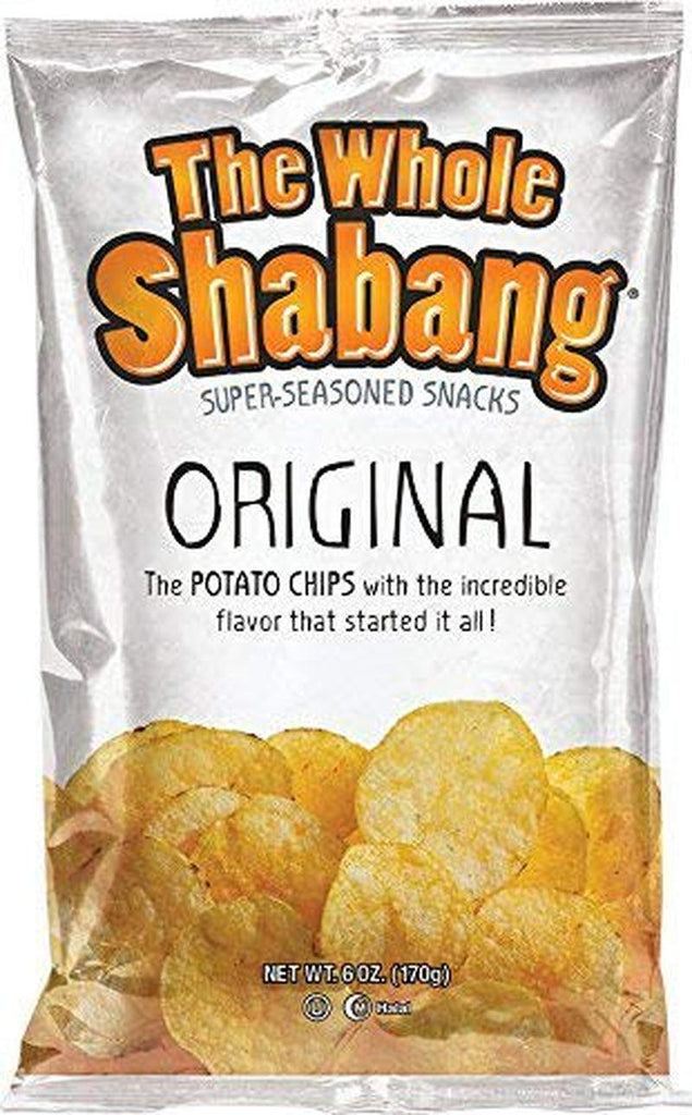 The Whole Shabang Potato Chips - 6 Oz. Bags (Variety Pack of 6) (3 Original, 3 Extreme)