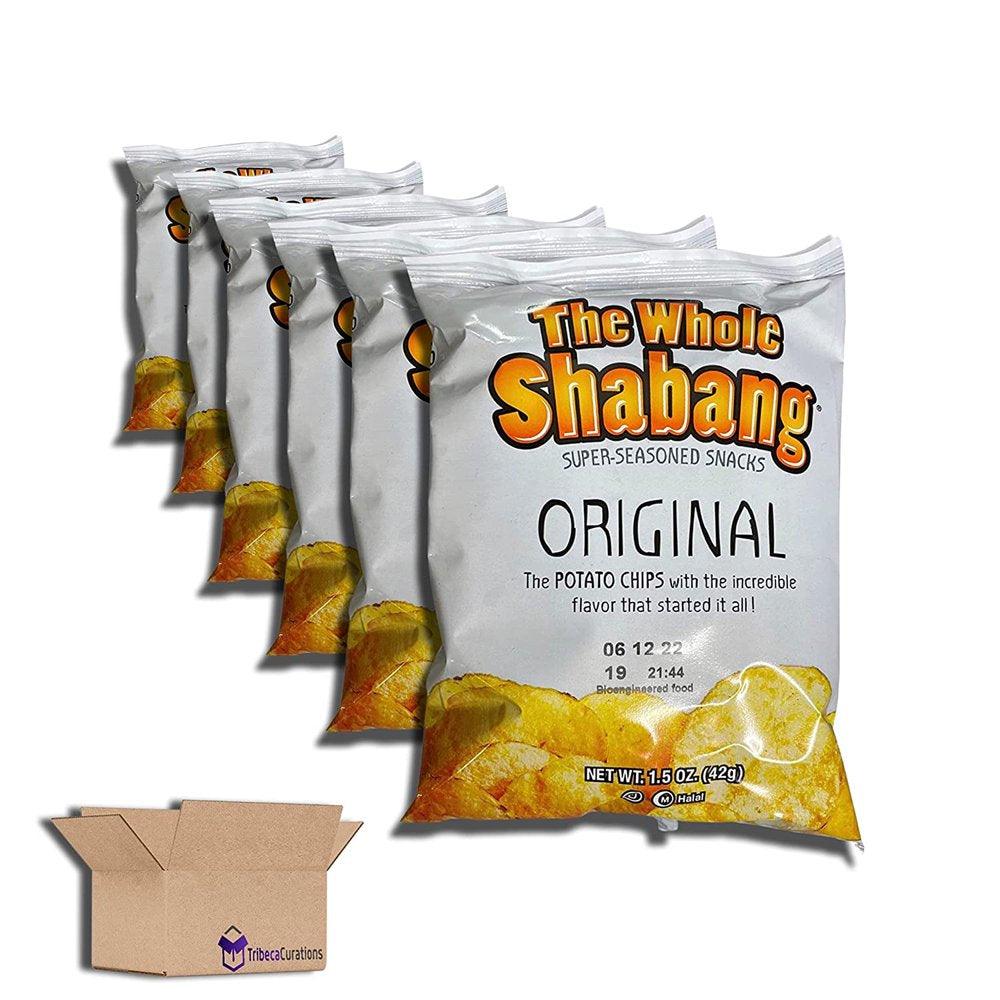 The Whole Shabang Potato Chips by Moon Lodge Bundled by  | 1.5 Oz | 24 Bag Value Pack Includes Tribeca Mints