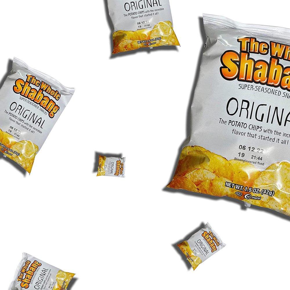 The Whole Shabang Potato Chips by Moon Lodge Bundled by  | 1.5 Oz | 24 Bag Value Pack Includes Tribeca Mints