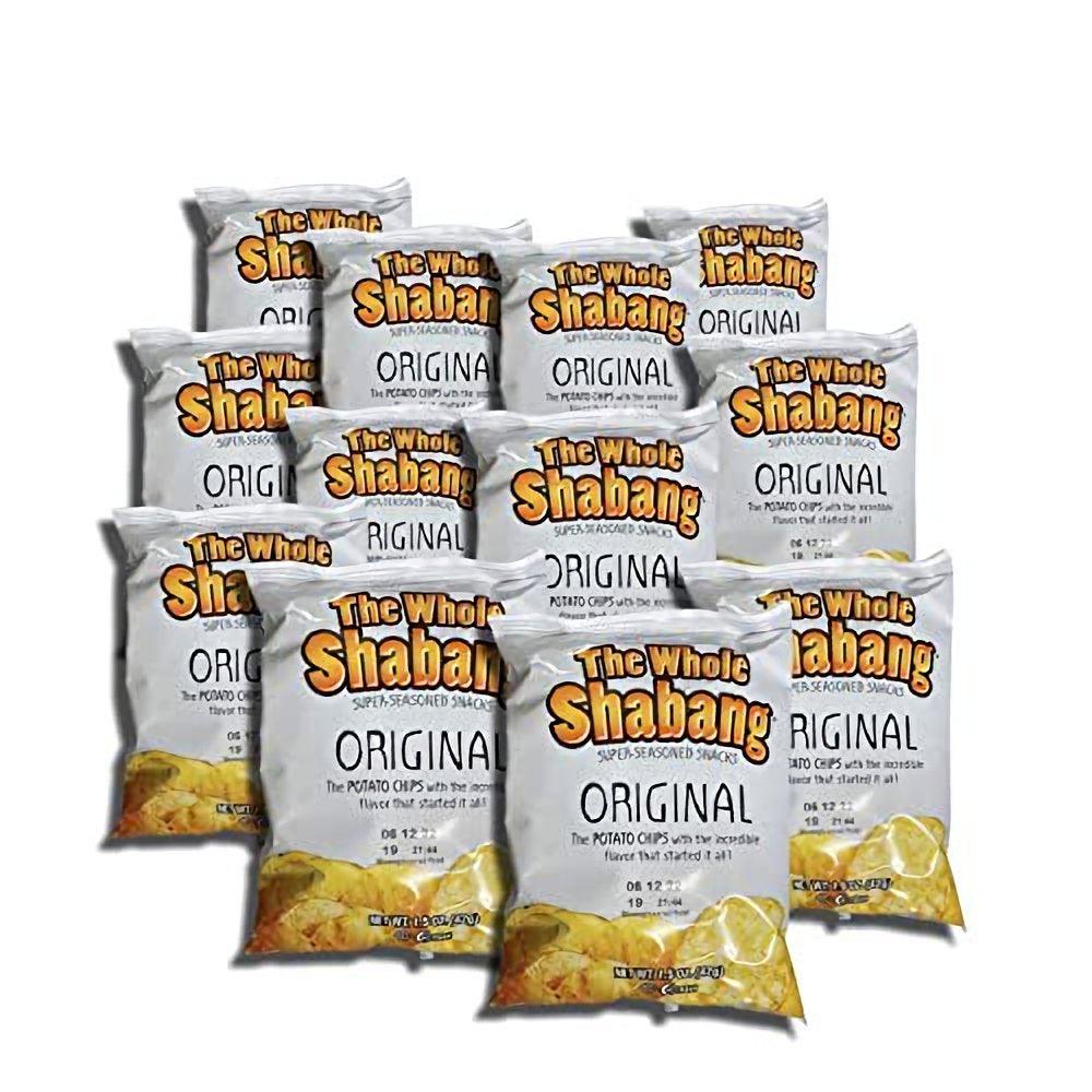 The Whole Shabang Potato Chips by Moon Lodge Bundled by  | 1.5 Oz | Original | Pack of 12 Includes Tribeca Mints