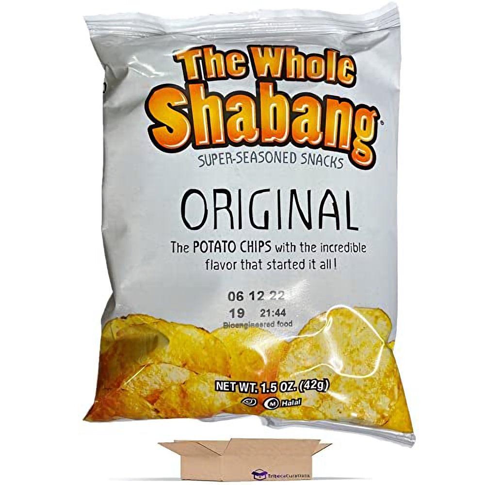 The Whole Shabang Potato Chips by Moon Lodge Bundled by  | 1.5 Oz | Original | Pack of 12 Includes Tribeca Mints