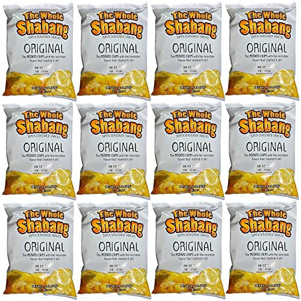 The Whole Shabang Potato Chips by Moon Lodge Bundled by  | 1.5 Oz | Original | Pack of 12 Includes Tribeca Mints