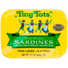 Tiny Tots Brisling Sardines in Extra Virgin Olive Oil, 3.75 Oz Can