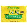 Tiny Tots Brisling Sardines in Extra Virgin Olive Oil, 3.75 Oz Can