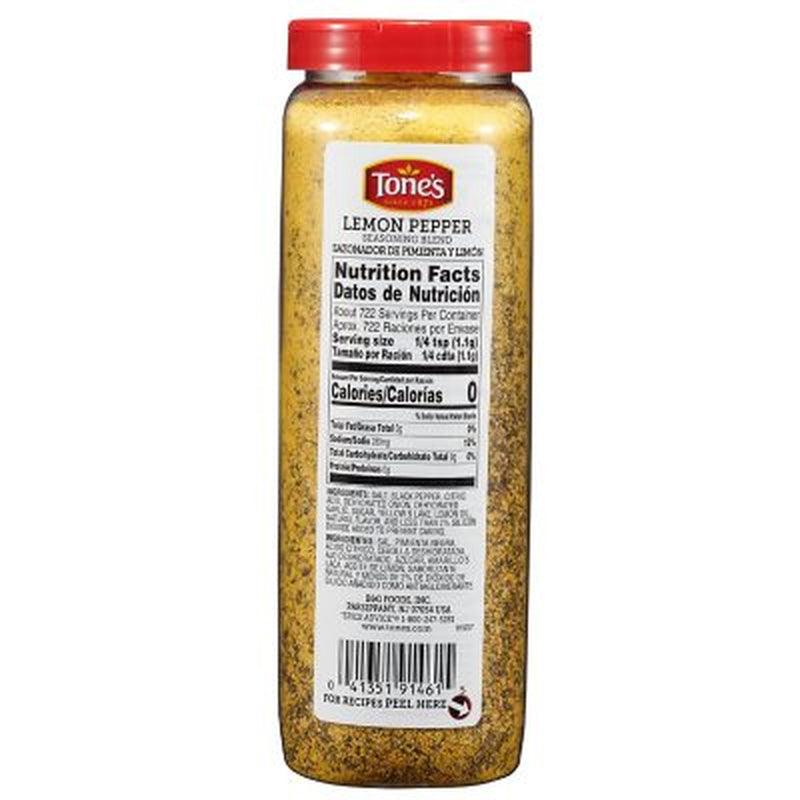 Tone'S® Lemon Pepper Blend - 28 Oz. Shaker