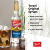 Torani Classic Caramel Flavoring Syrup, Coffee Flavoring, Drink Mix, 25.4 Oz